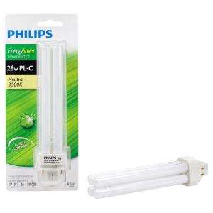 Philips PL C 26 Watt (100W) Compact Fluorescent Light Bulb 230441 at 