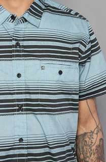 KR3W The Tucson SS Buttondown Shirt in Aqua  Karmaloop   Global 