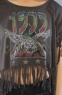 Mighty Fine The 1973 Flying Tiger Fringe Tee  Karmaloop   Global 