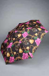 Betsey Johnson The Betseyville Heart Chain Umbrella  Karmaloop 