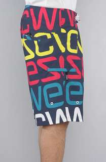 WeSC The Djavan Boardshorts in Dark Blue  Karmaloop   Global 