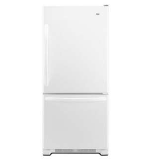 Amana 21.9 Cu. Ft. 33 In. Wide Bottom Freezer Refrigerator in White 