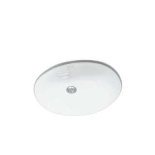 KOHLER Caxton China Bathroom Sink in White K 2210 N 0 at The Home 