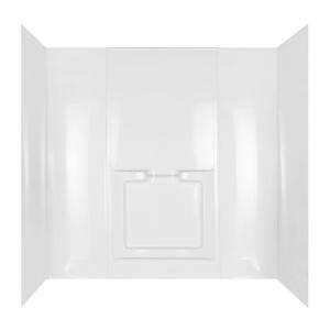 ASB 72 in. x 42 in. Marea Bathtub Wall Set in White 39714 at The Home 