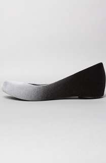 Melissa Shoes The Ultragirl Degrade Shoe in Black and Gray  Karmaloop 