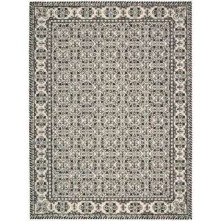 Nourison Country Heritage Black/White 8 Ft. X 11 Ft. Area Rug 405661 