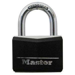 Master Lock 1 9/16 Wide Covered Solid Body Padlock w/ 7/8 Shackle 