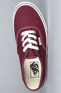 Vans Footwear The Authentic Sneaker in Port Royale and White 