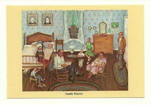 Queena Stovall Family Prayers Post Card  