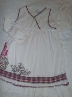   10 yrs Naartjie pure white tunic 2 piece dress LN perfect  