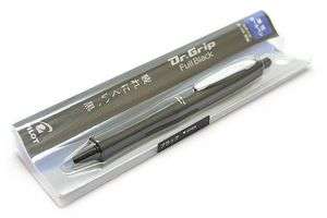 Pilot Dr Grip Full Black 0.7mm Ballpoint pen ,Black  