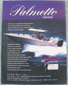 2001 SEA PRO BOATS 36 PALMETTO CUSTOM OPEN AD Newberry  