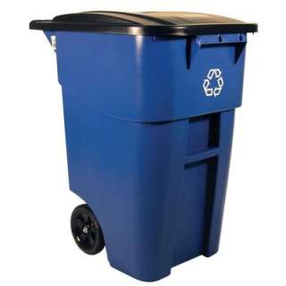 Rubbermaid Commercial Products Brute 50 gal. Recycling Bin FG9W27 