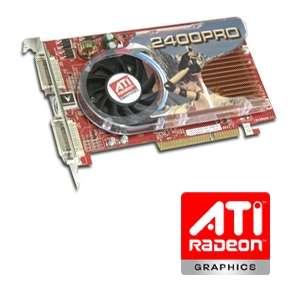 VisionTek Radeon HD 2400 Pro Video Card   256MB DDR2, AGP 8x, (Dual 