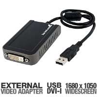   USB2DVIE2 USB DVI External Video Adapter   Dual or Multi Monitor, USB