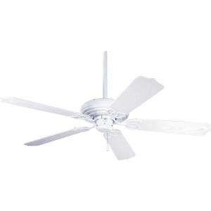   52 In. White Indoor/Outdoor Ceiling Fan P2502 30 