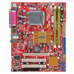 MSI G41M4 L Motherboard   Intel G41, Socket 775, M ATX, PCI Express 