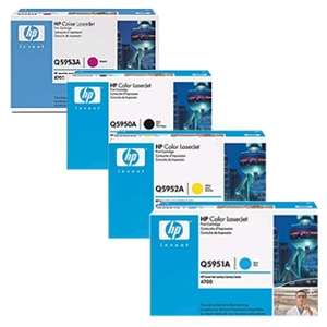 HP Black, Cyan, Magenta And Yellow Toner Cartridge Set  