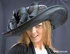   Shapable Sinamay Straw Kentucky Derby Hat Multiple Colors Wide Brim