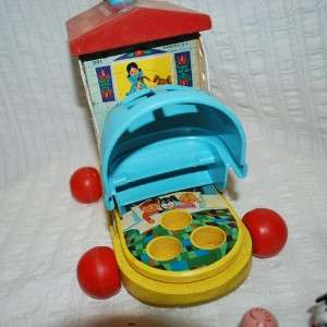   PRICE Little People Music Box Lacing Shoe Pull Push Toy WORKS  