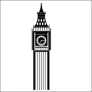 Wall Stickers Vinyl Art Decal London building Big Ben  