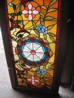 Victorian Chicago Stained & Beveled Glass Window  