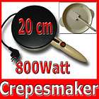 Crepesmaker 20cm Platte inkl. Zubehör Crepe Plate Crepe