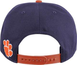 Clemson Tigers 47 Brand Kelvin Adjustable Snapback Flat Brim Hat 