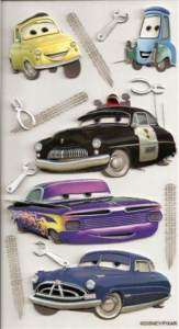 EK Success Disney Jolees Stickers CARS 2 Scrapbook  
