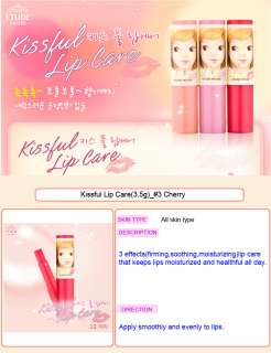 ETUDE HOUSE]Kissful Lip Care(10g)_#3 Cherry  