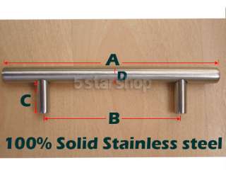30 6 Stainless steel Kitchen Cabinet Bar Pull Handle  