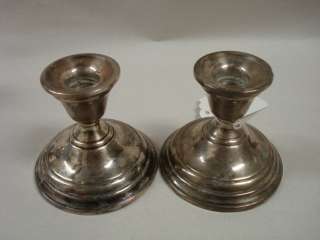 Weighted Sterling Silver .925 Candlestick Holders  