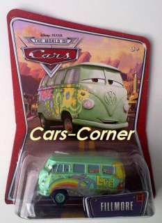 Disney Pixar Cars 1 Fillmore #38 der Öko Freak + World of Cars 2007 