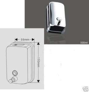 500ML New Stainless Steel Kitchen Basin Soap Dispenser  