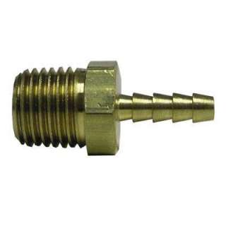 Watts 3/8 In. X 1/4 In. Brass Barb X Male Adapter A 293 at The Home 