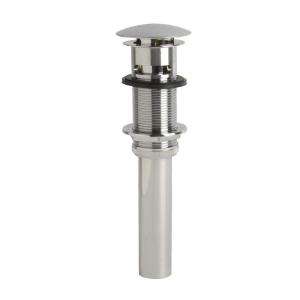 DANCO Push Button Drain With Overflow in Chrome 89459 at The Home 