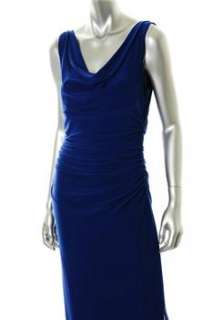 Lauren Ralph Lauren NEW Blue Formal Dress BHFO Ruched 10  