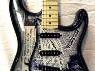 Custom NIRVANA Kurt Cobain FENDER Standard Stratocaster Guitar 