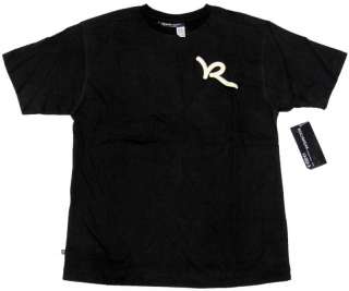 ROCAWEAR Boys Black Logo Tee Shirt NWT $20  