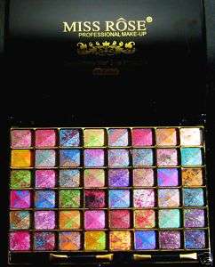 MISS ROSE Wet Eye Shadow 48 Mixed Color Palette #3  