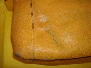 Fossil Mustard Leather Shoulder Bag  