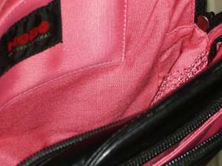 HOBO INTERNATIONAL S Black Leather Day Pack Back Pack Sling Shoulder 