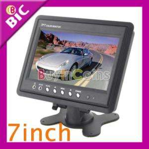 TFT LCD Color Wide Monitor w/ Headrest Frame Stand  