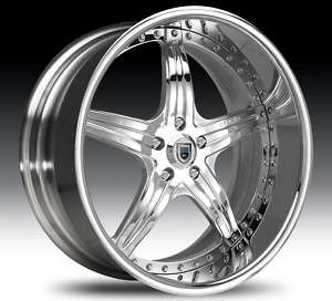 20 Asanti AF144 Chrome Wheels Rims 3 Piece  