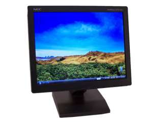 NEC MULTISYNC 1560V+ 15 FLAT PANEL LCD VGA MONITOR W STAND CABLES 