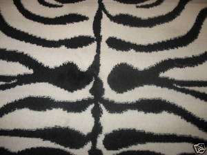New 8 x 11 Area Rug African Zebra Skin Carpet  