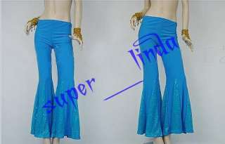 belly dance Costume Twinkling Fishtail trousers pants 9 colours