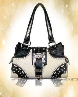 RUSTIC COUTURE COUNTRY WESTERN STYLE BLING LADY BAG HANDBAG.GLAMOUR 