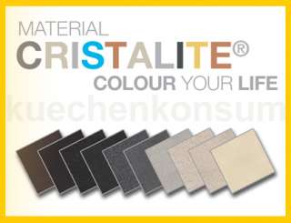 in 10 Granitfarben erhältlich   siehe Farbvarianten der Spüle