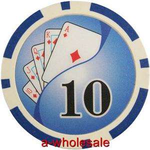 1000 Atlantic City Vegas Style Gaming Casino Poker Chip  